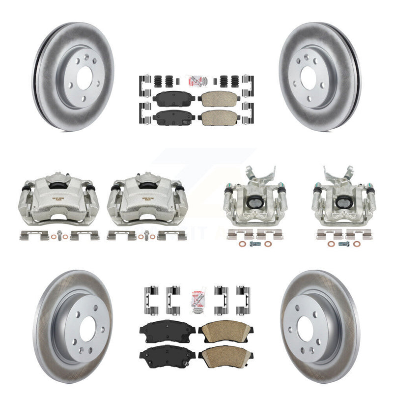 Transit Auto KCG-101895N Disc Brake Kit for 2014-2016 Chevrolet Sonic - Front and Rear product image