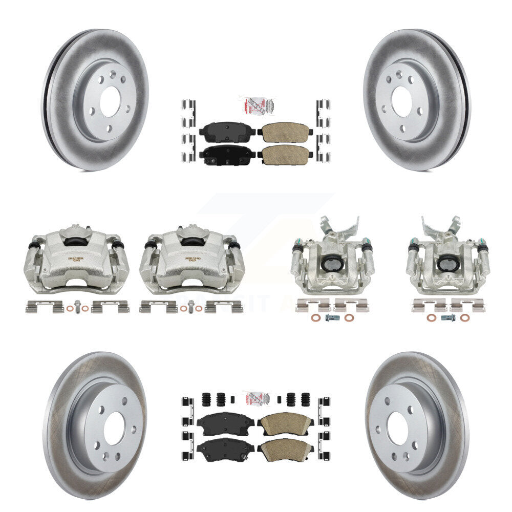Transit Auto KCG-101896N Disc Brake Kit for 2014-2016 Chevrolet Sonic - Front and Rear product image