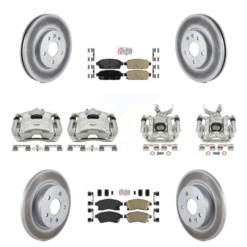 Transit Auto KCG-101896N Disc Brake Kit for 2014-2016 Chevrolet Sonic - Front and Rear product image