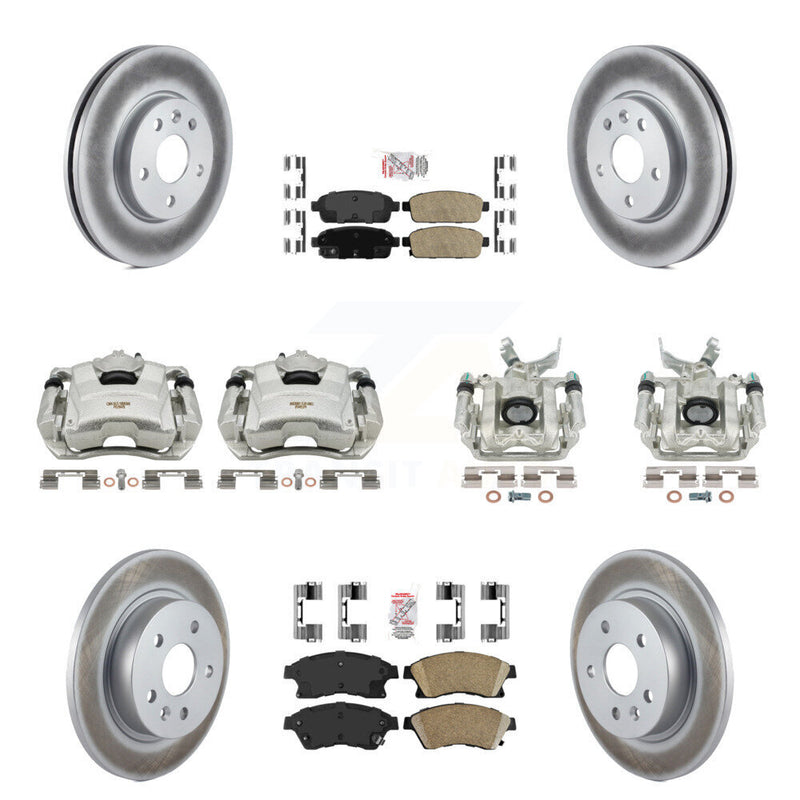 Transit Auto KCG-101897N Disc Brake Kit for 2014-2016 Chevrolet Sonic - Front and Rear product image