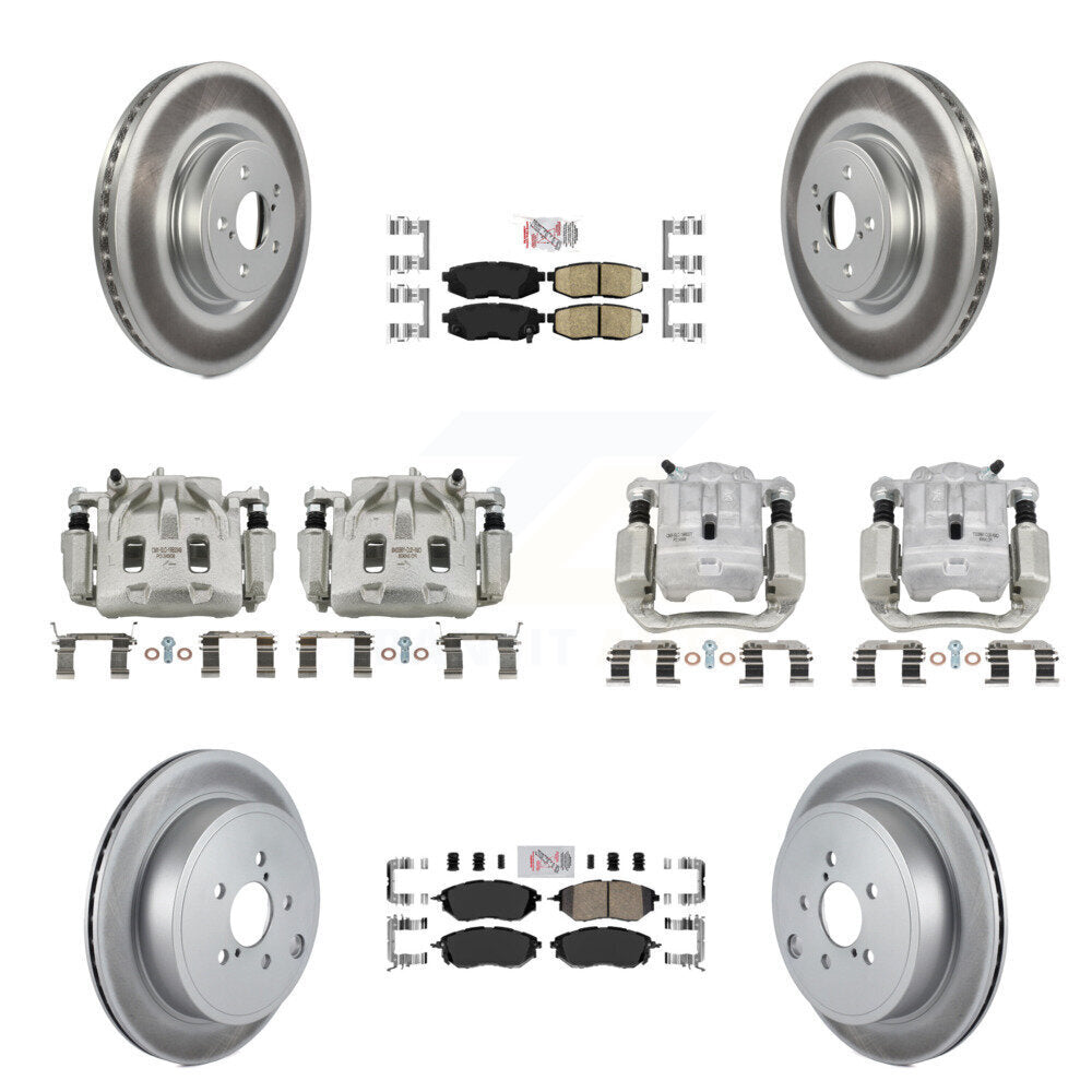 Transit Auto KCG-101906N Disc Brake Kit for 2010-2014 Subaru Legacy, Subaru Outback - Front and Rear product image