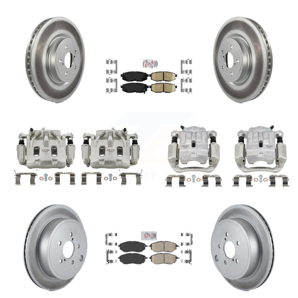 Transit Auto KCG-101907N Disc Brake Kit for 2010-2014 Subaru Legacy, Subaru Outback - Front and Rear product image