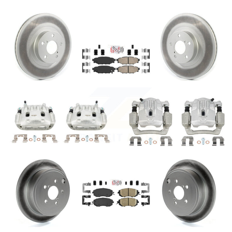 Transit Auto KCG-101908N Disc Brake Kit for 2013-2014 Subaru Legacy, Subaru Outback - Front and Rear product image