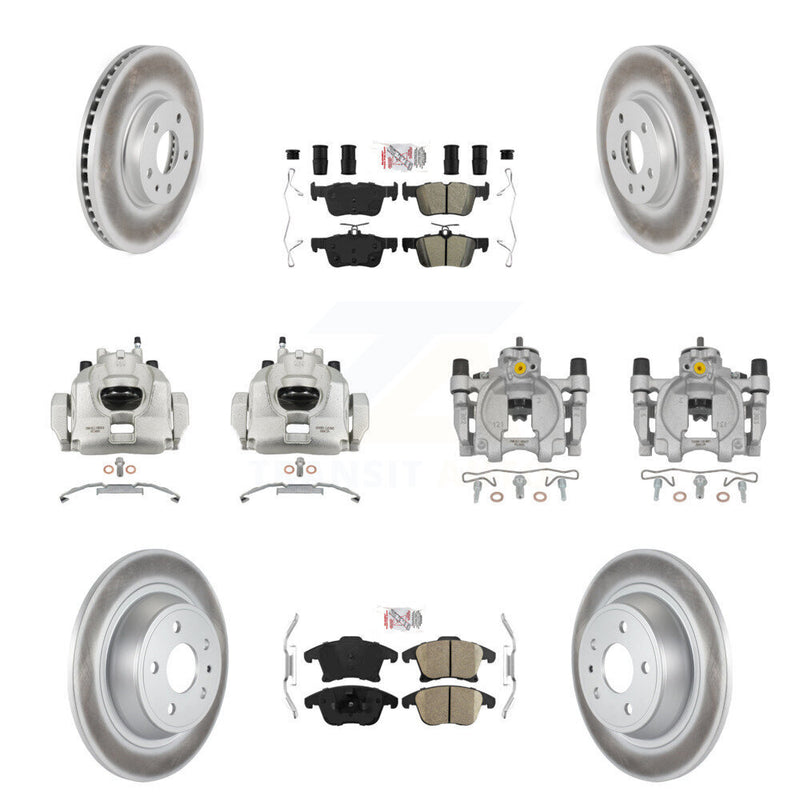 Transit Auto KCG-101943N Disc Brake Kit for 2013-2020 Ford Fusion, Lincoln MKZ - Front and Rear product image