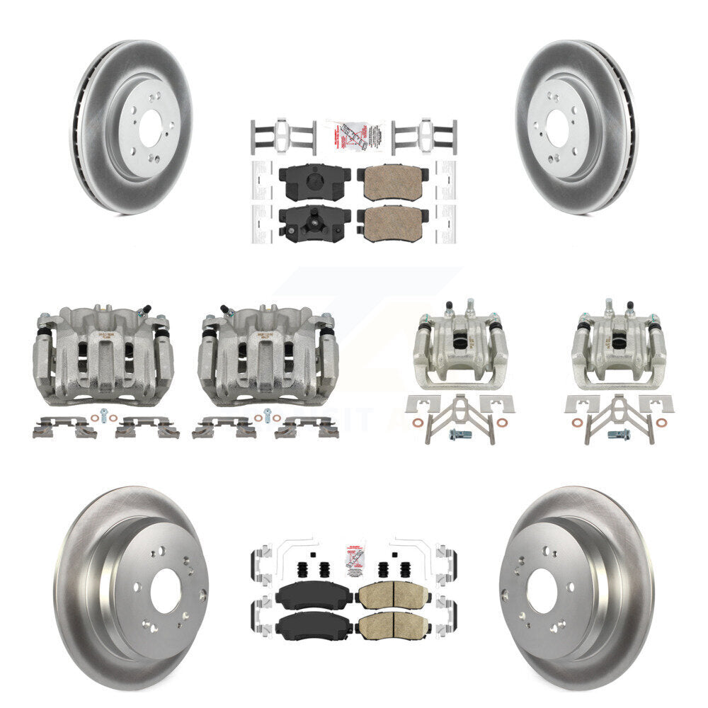 Transit Auto KCG-101953N Disc Brake Kit for 2007-2012 Acura RDX, Honda CR-V - Front and Rear product image
