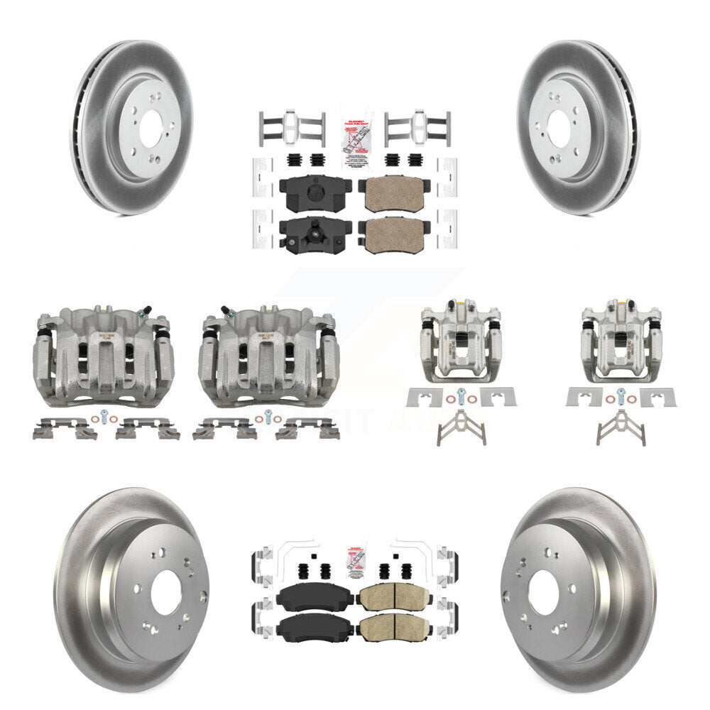 Transit Auto KCG-101963N Disc Brake Kit for 2007-2016 Honda CR-V - Front and Rear product image
