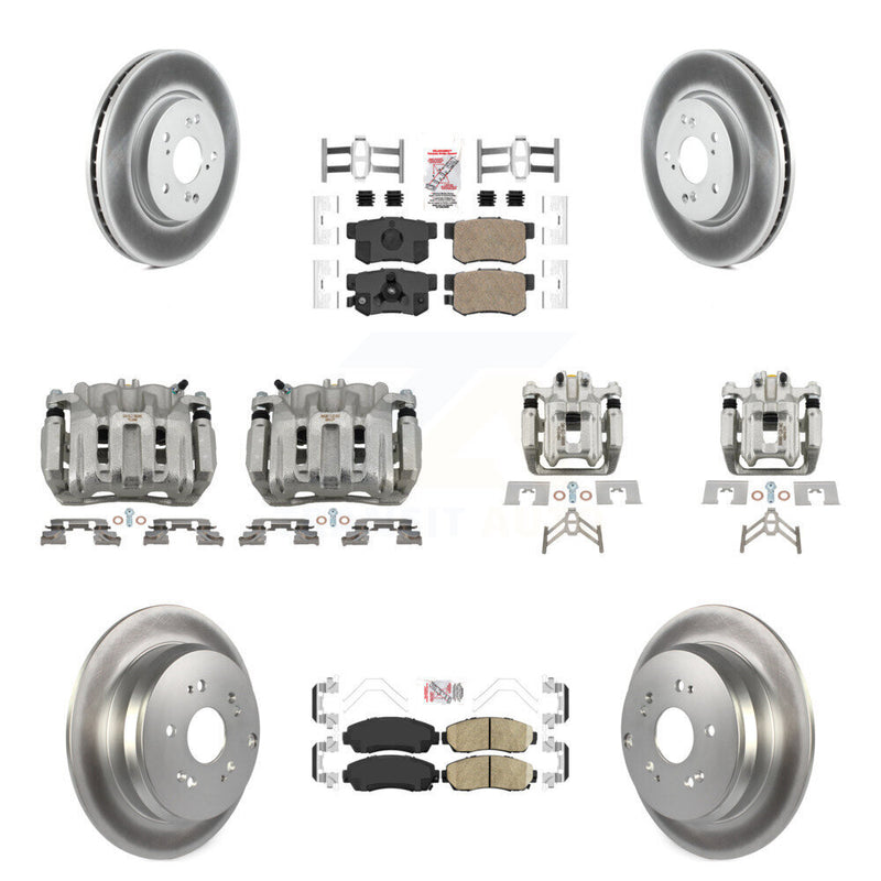 Transit Auto KCG-101964N Disc Brake Kit for 2007-2016 Honda CR-V - Front and Rear product image