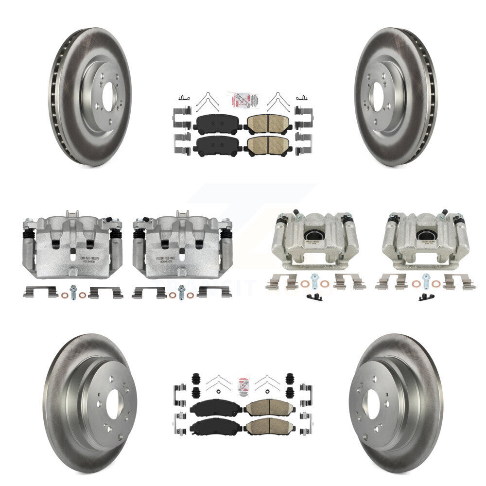 Transit Auto KCG-101969N Disc Brake Kit for 2007-2013 Acura ZDX, Acura MDX - Front and Rear product image