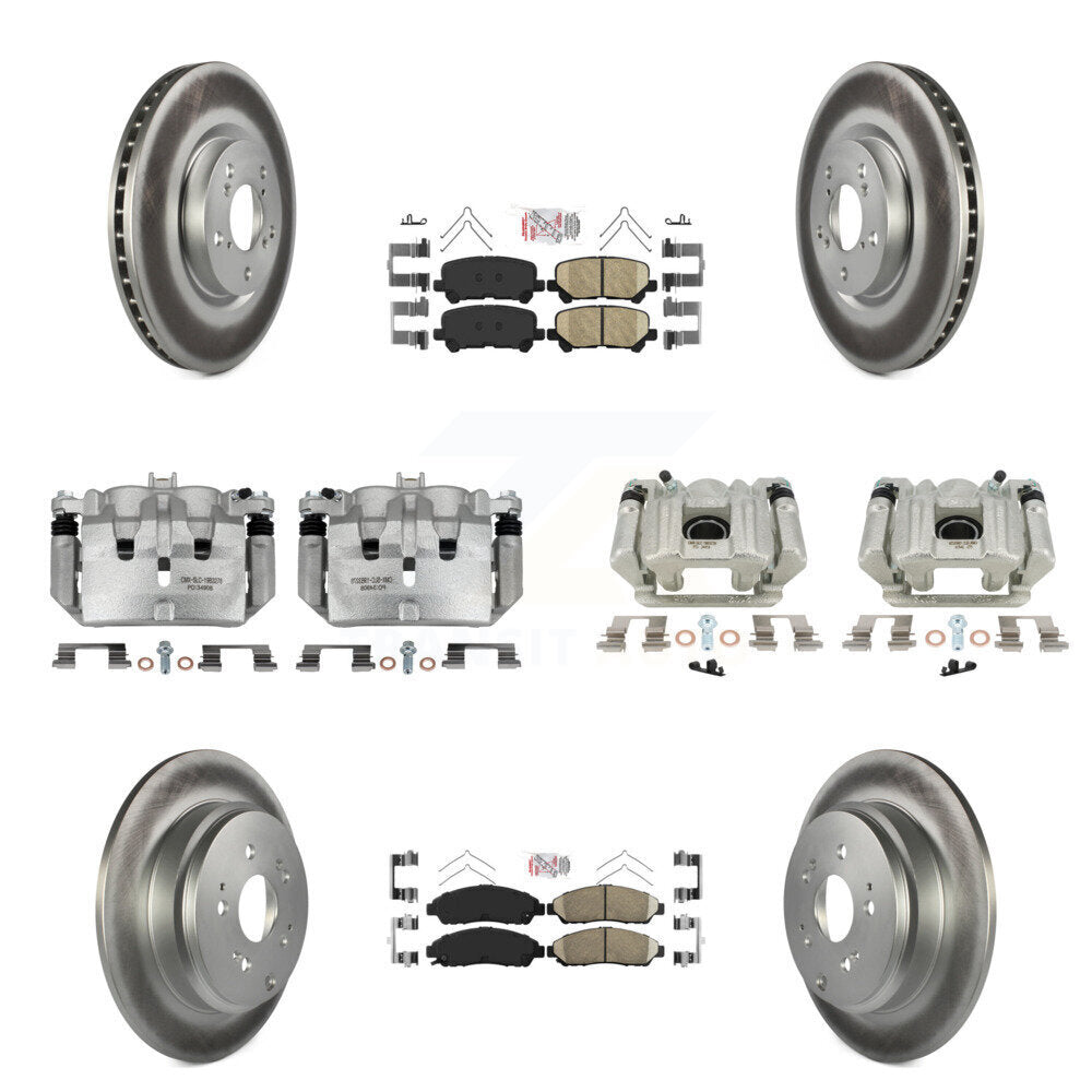 Transit Auto KCG-101970N Disc Brake Kit for 2007-2013 Acura ZDX, Acura MDX - Front and Rear product image