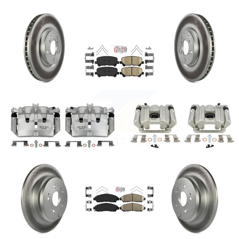 Transit Auto KCG-101970N Disc Brake Kit for 2007-2013 Acura ZDX, Acura MDX - Front and Rear product image