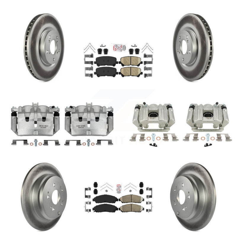Transit Auto KCG-101971N Disc Brake Kit for 2007-2013 Acura ZDX, Acura MDX - Front and Rear product image