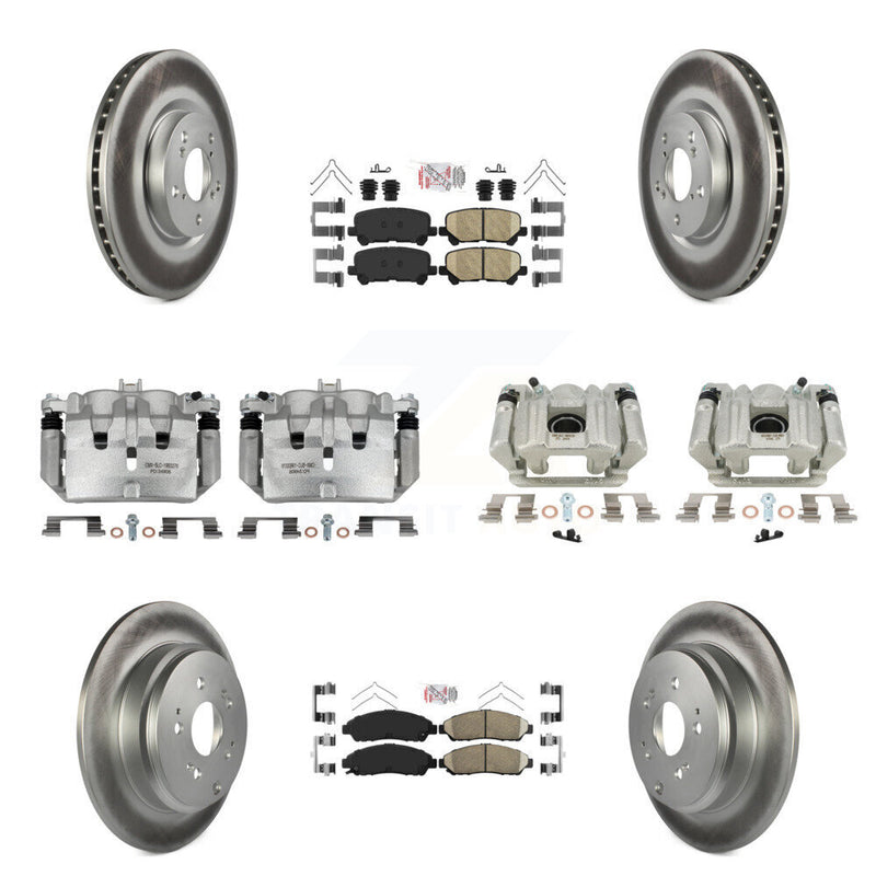 Transit Auto KCG-101972N Disc Brake Kit for 2007-2013 Acura ZDX, Acura MDX - Front and Rear product image