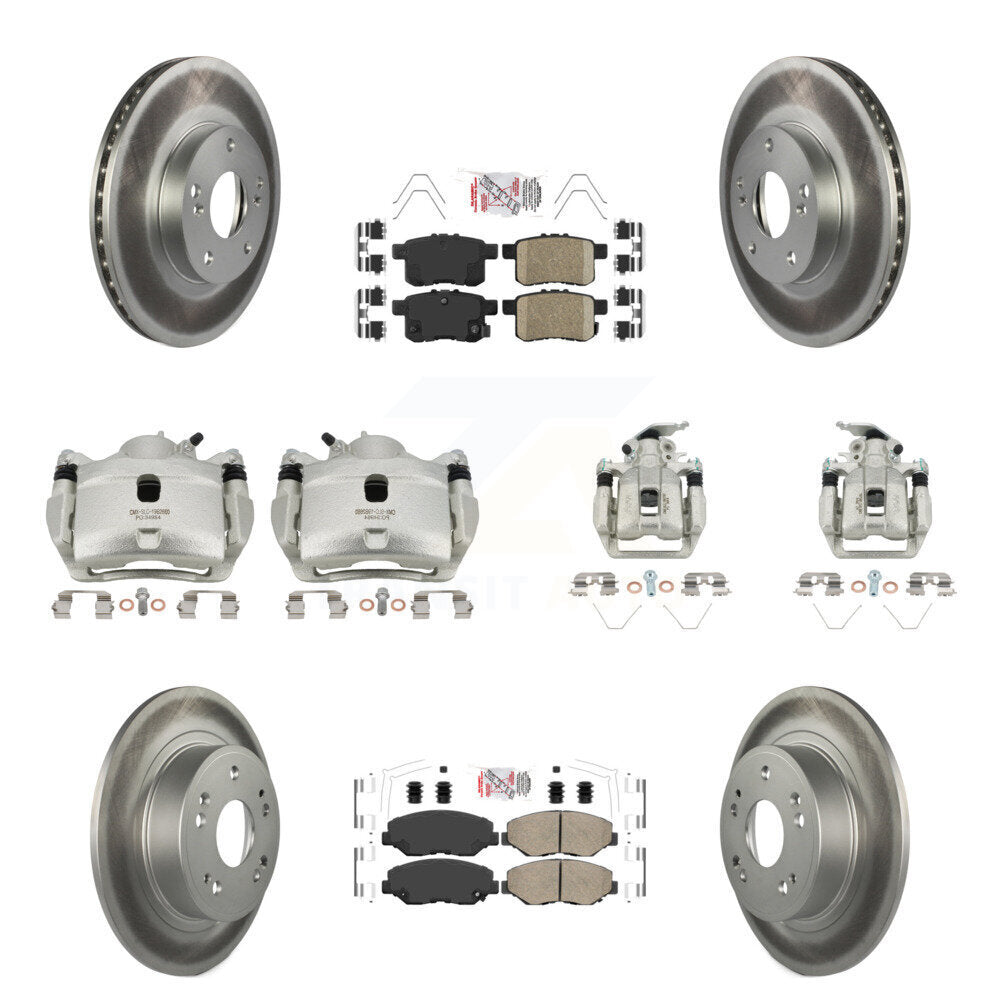 Transit Auto KCG-101974N Disc Brake Kit for 2013-2017 Honda Accord - Front and Rear product image