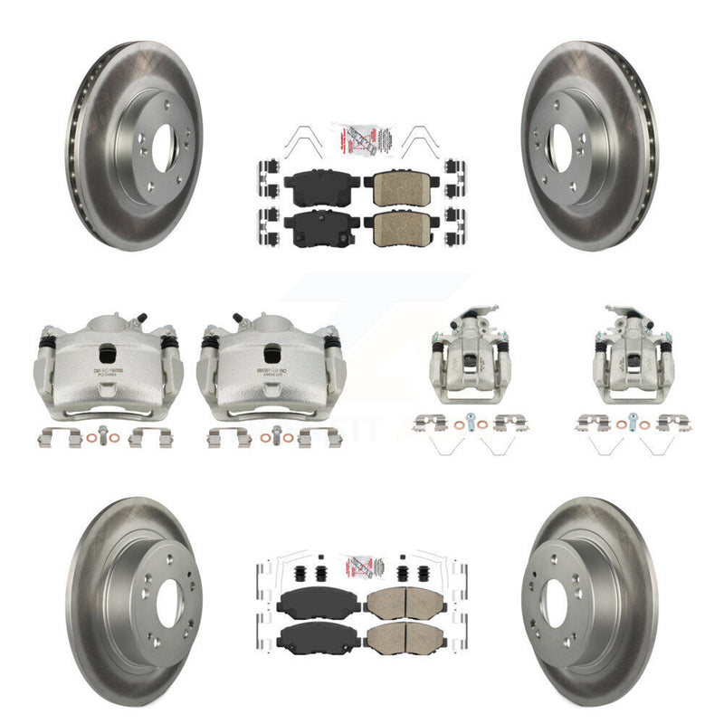 Transit Auto KCG-101974N Disc Brake Kit for 2013-2017 Honda Accord - Front and Rear product image