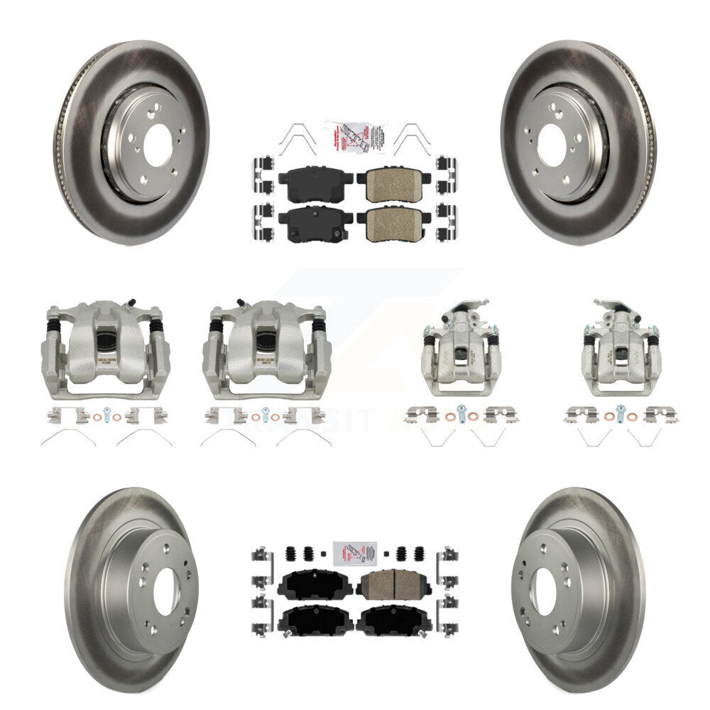 Transit Auto KCG-101985N Disc Brake Kit for 2016-2017 Honda Accord - Front and Rear product image