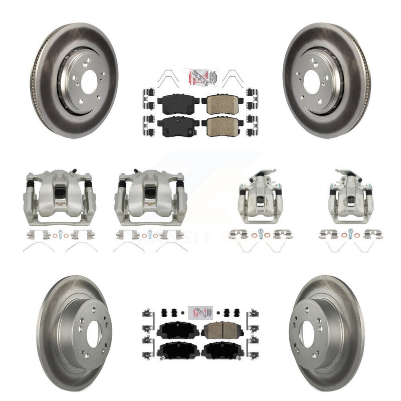 Transit Auto KCG-101985N Disc Brake Kit for 2016-2017 Honda Accord - Front and Rear product image