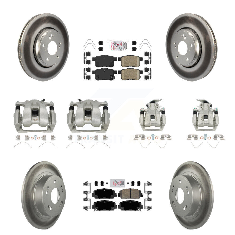 Transit Auto KCG-101987N Disc Brake Kit for 2016-2017 Honda Accord - Front and Rear product image