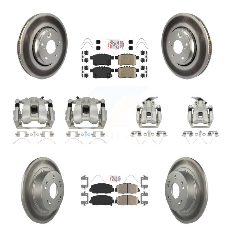 Transit Auto KCG-101988N Disc Brake Kit for 2016-2017 Honda Accord - Front and Rear product image
