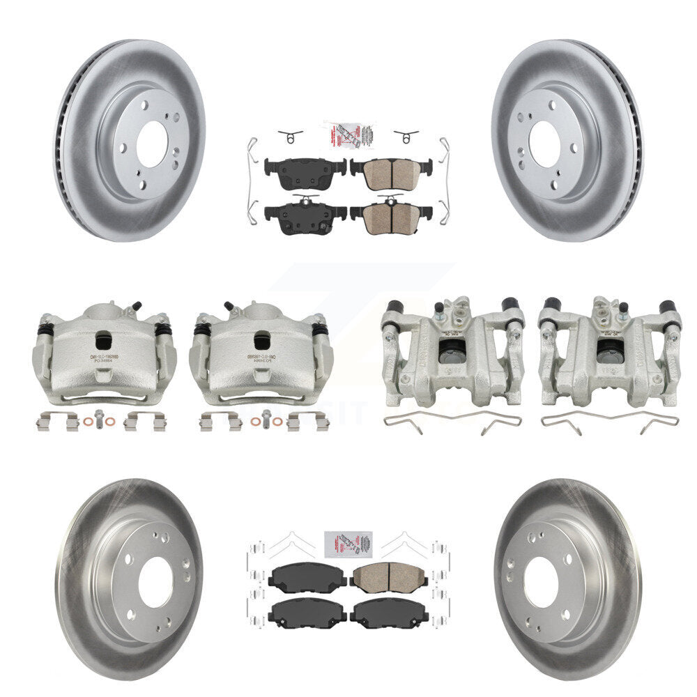Transit Auto KCG-101989N Disc Brake Kit for 2016-2021 Honda Civic - Front and Rear product image
