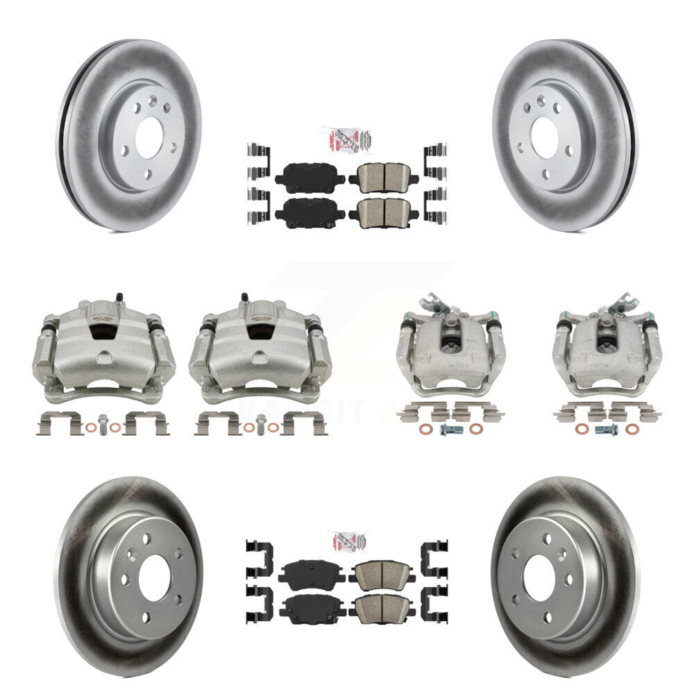 Transit Auto KCG-101991N Disc Brake Kit for 2017-2019 Chevrolet Cruze - Front and Rear product image