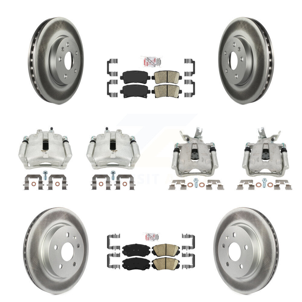 Transit Auto KCG-101992N Disc Brake Kit for 2016 Chevrolet Malibu Limited - Front and Rear product image