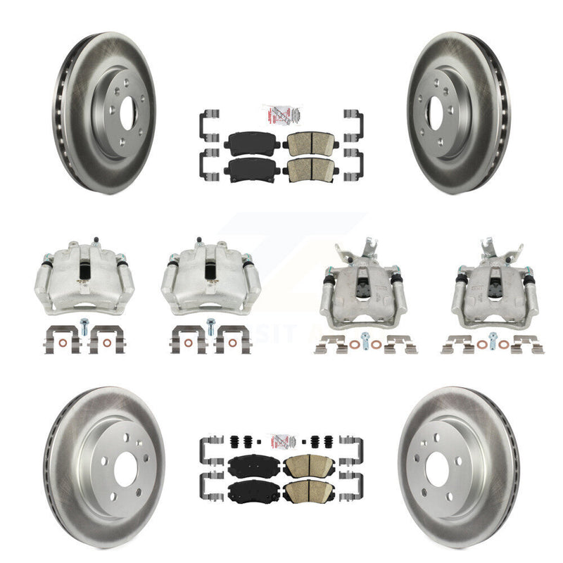 Transit Auto KCG-101993N Disc Brake Kit for 2016 Chevrolet Malibu Limited - Front and Rear product image