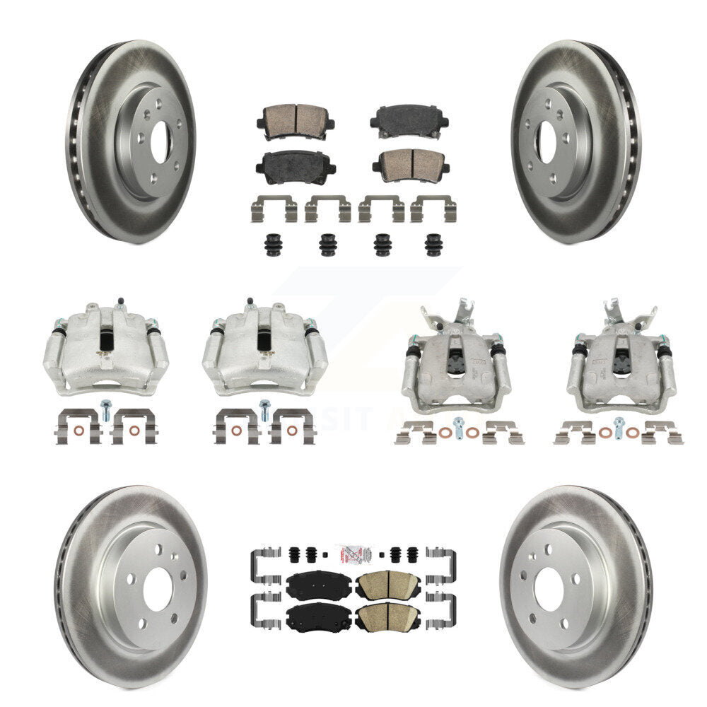 Transit Auto KCG-101995N Disc Brake Kit for 2016 Chevrolet Malibu Limited - Front and Rear product image