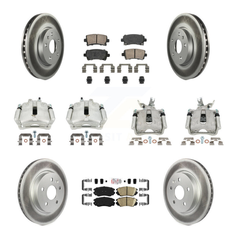 Transit Auto KCG-101995N Disc Brake Kit for 2016 Chevrolet Malibu Limited - Front and Rear product image