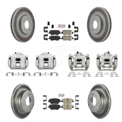 Transit Auto KCG-101996N Disc Brake Kit for 2011-2015 Hyundai Sonata, Kia Optima - Front and Rear product image