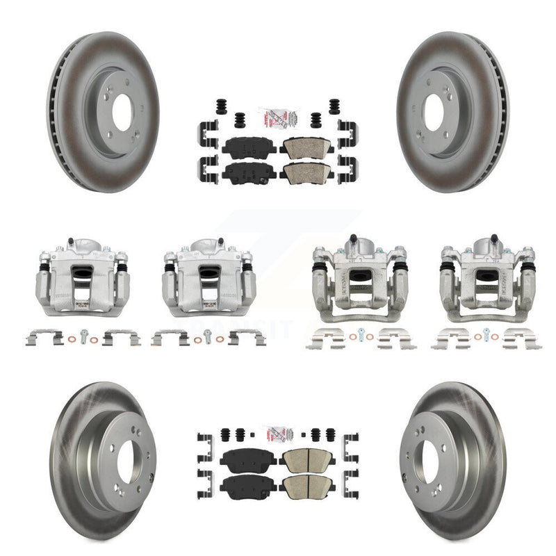Transit Auto KCG-101997N Disc Brake Kit for 2011-2015 Hyundai Sonata, Kia Optima - Front and Rear product image