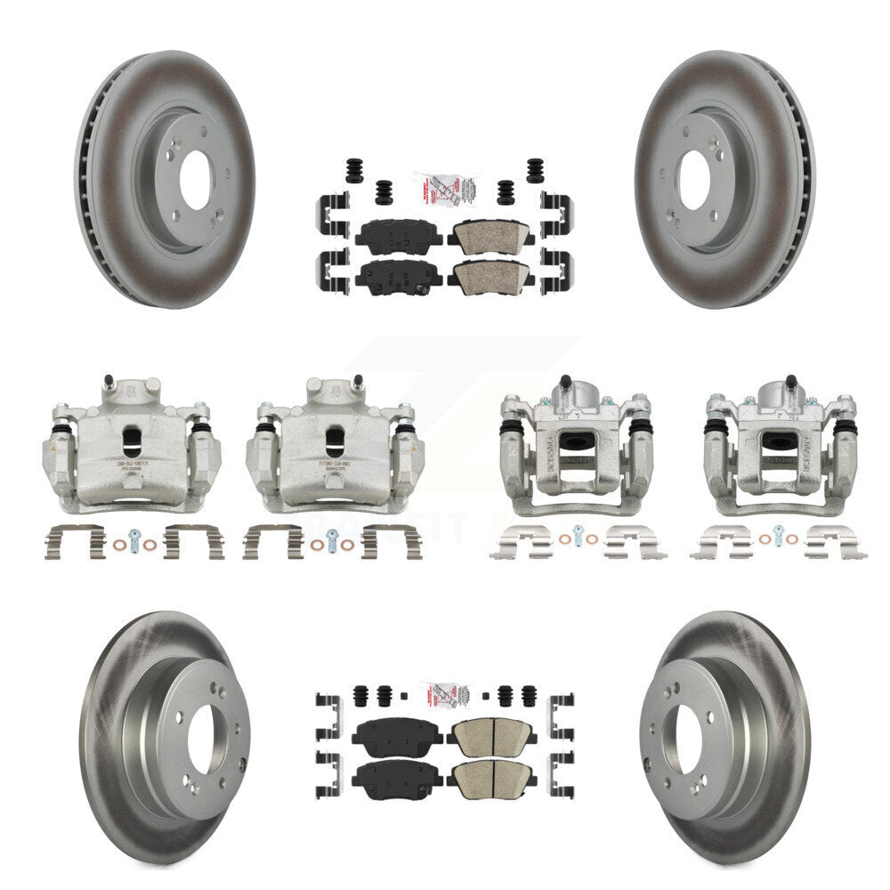 Transit Auto KCG-102001N Disc Brake Kit for 2014 Hyundai Sonata - Front and Rear product image