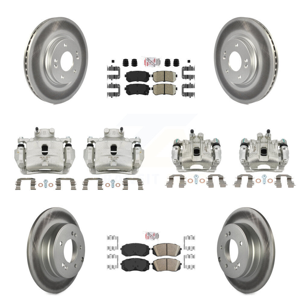 Transit Auto KCG-102004N Disc Brake Kit for 2015 Hyundai Sonata - Front and Rear product image