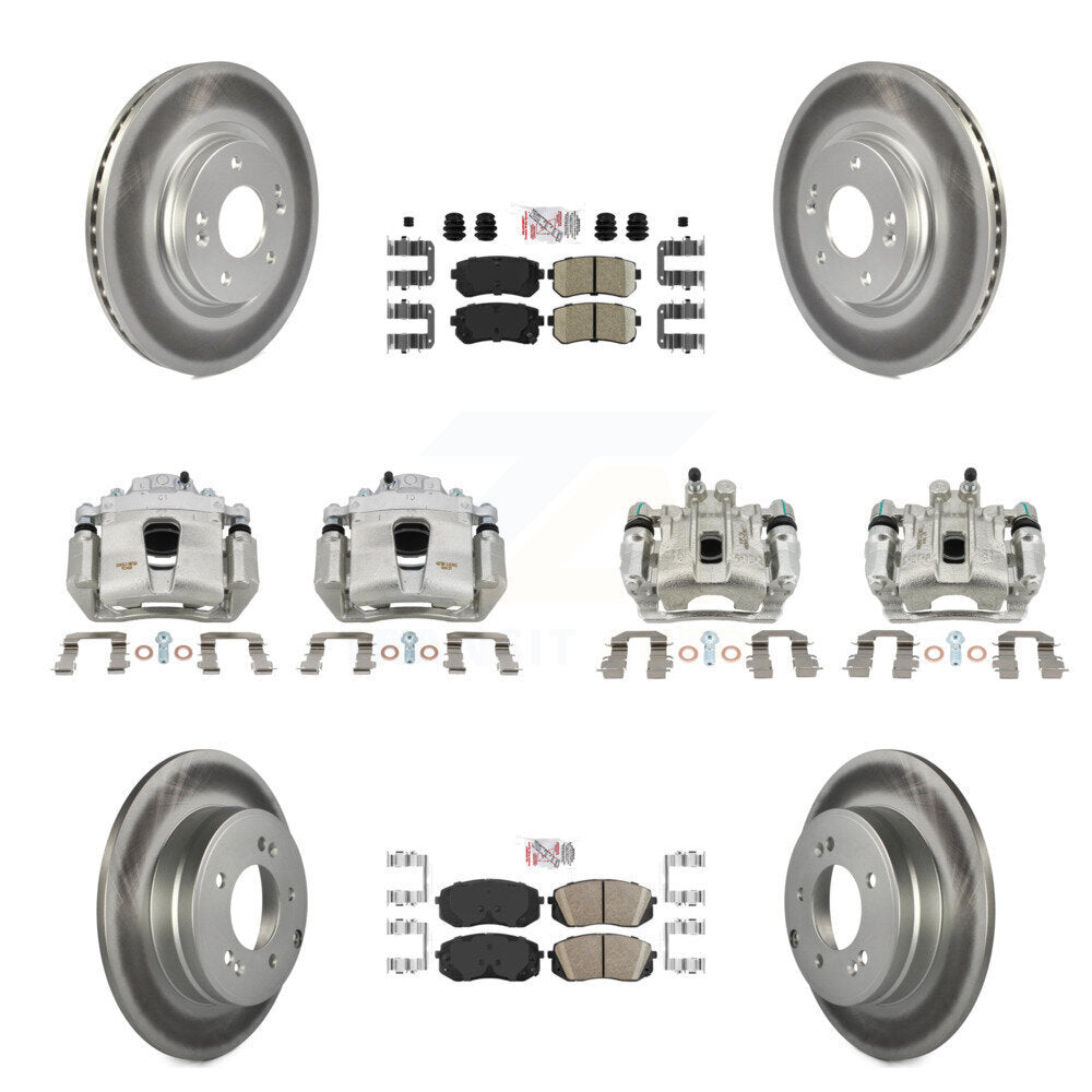 Transit Auto KCG-102005N Disc Brake Kit for 2015-2016 Hyundai Sonata - Front and Rear product image