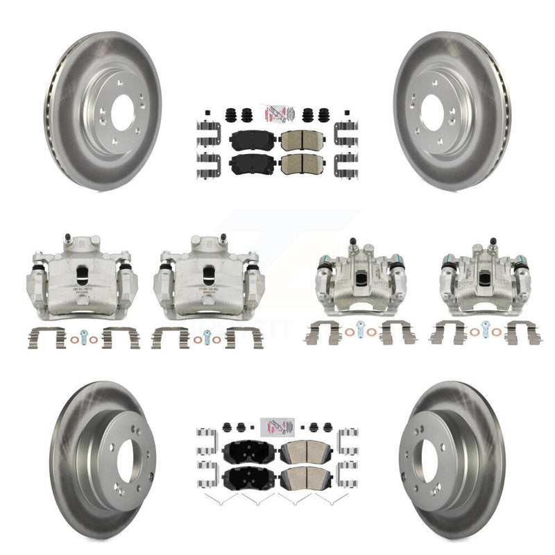 Transit Auto KCG-102006N Disc Brake Kit for 2015 Hyundai Sonata - Front and Rear product image