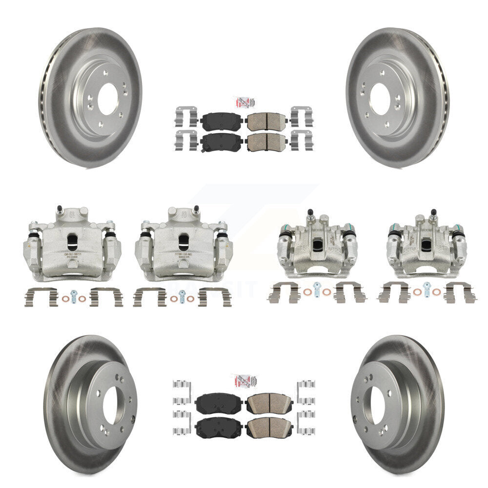 Transit Auto KCG-102008N Disc Brake Kit for 2015 Hyundai Sonata - Front and Rear product image