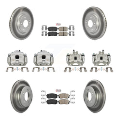 Transit Auto KCG-102009N Disc Brake Kit for 2015-2016 Hyundai Sonata - Front and Rear product image