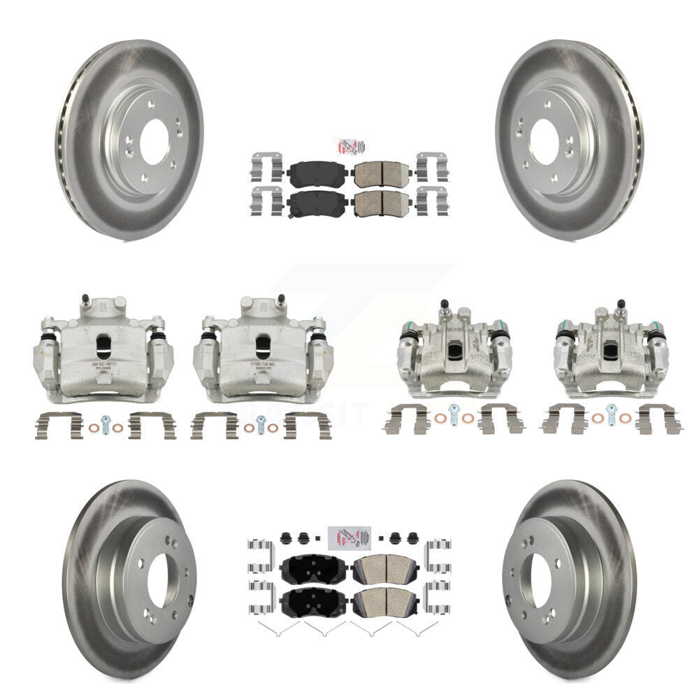 Transit Auto KCG-102010N Disc Brake Kit for 2015 Hyundai Sonata - Front and Rear product image