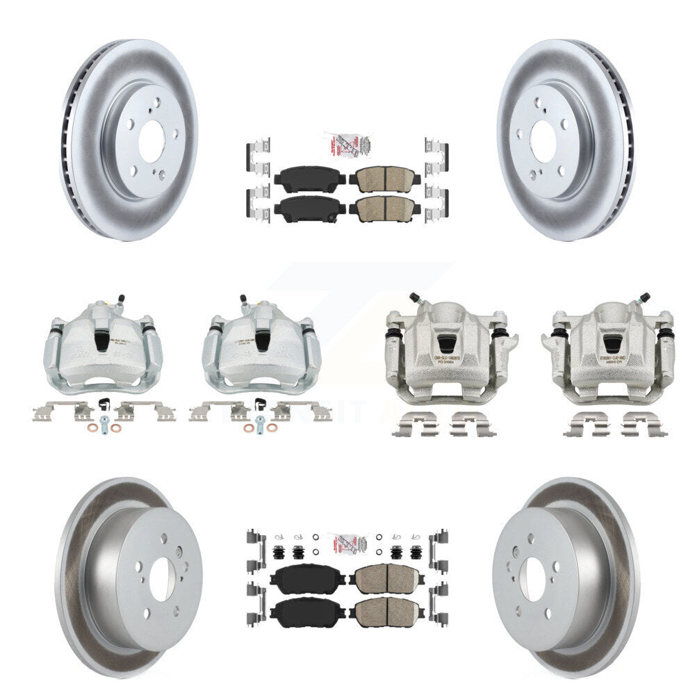Transit Auto KCG-102013N Disc Brake Kit for 2004-2010 Toyota Sienna - Front and Rear product image