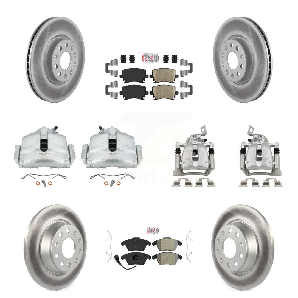 Transit Auto KCG-102014N Disc Brake Kit for 2012 Volkswagen CC - Front and Rear product image