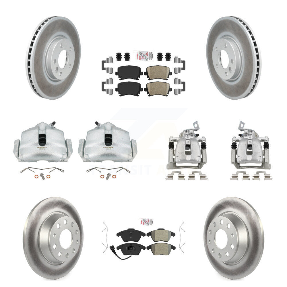 Transit Auto KCG-102015N Disc Brake Kit for 2012 Volkswagen CC - Front and Rear product image