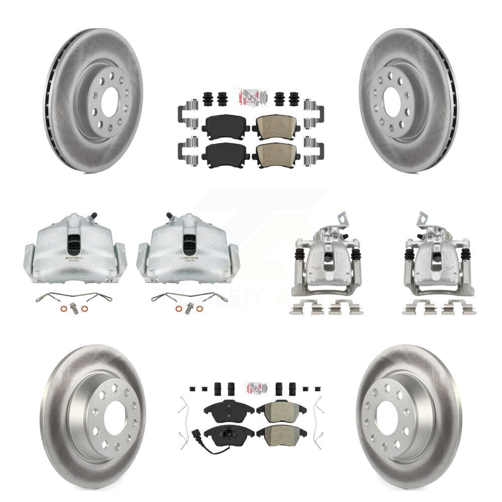 Transit Auto KCG-102016N Disc Brake Kit for 2012 Volkswagen CC - Front and Rear product image
