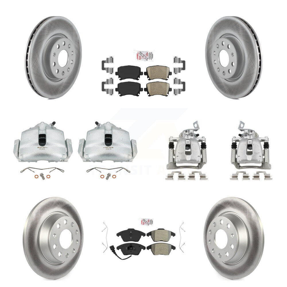 Transit Auto KCG-102018N Disc Brake Kit for 2012 Volkswagen CC - Front and Rear product image