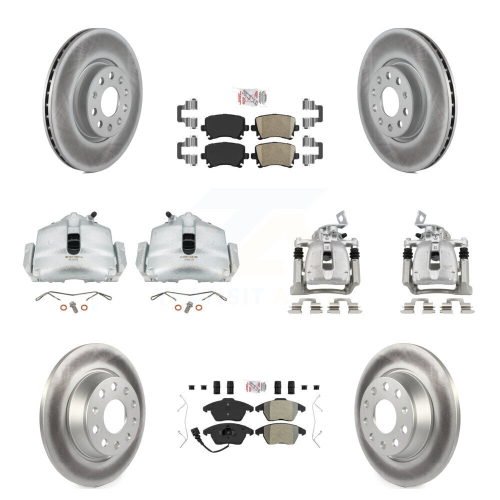 Transit Auto KCG-102020N Disc Brake Kit for 2012 Volkswagen CC - Front and Rear product image