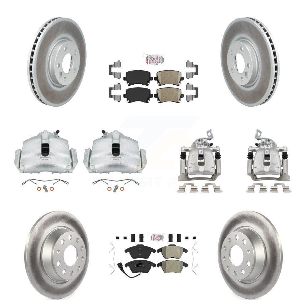 Transit Auto KCG-102021N Disc Brake Kit for 2012 Volkswagen CC - Front and Rear product image