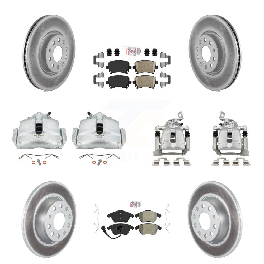 Transit Auto KCG-102022N Disc Brake Kit for 2008 Volkswagen Passat - Front and Rear product image