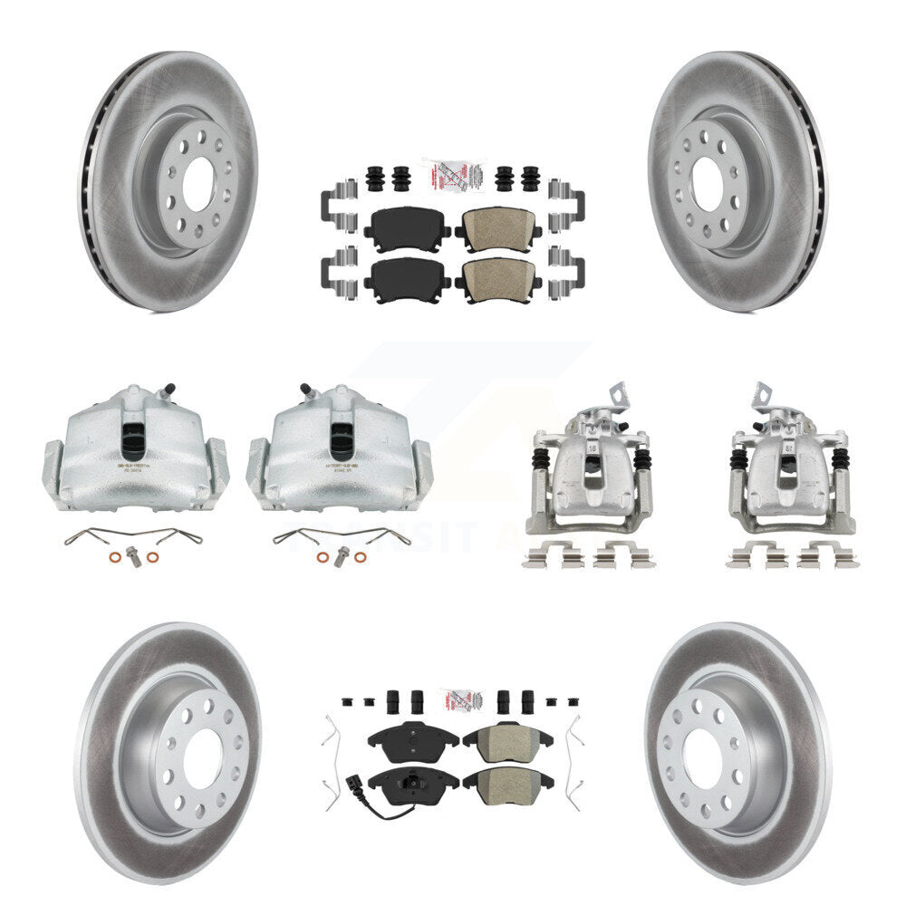 Transit Auto KCG-102023N Disc Brake Kit for 2008 Volkswagen Passat - Front and Rear product image