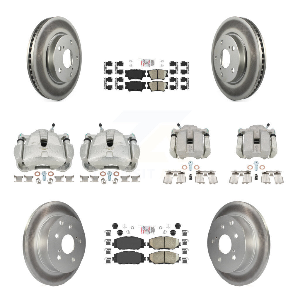 Transit Auto KCG-102032N Disc Brake Kit for 2006-2011 Toyota RAV4 - Front and Rear product image
