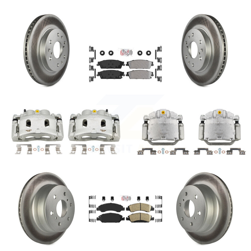 Transit Auto KCG-102034N Disc Brake Kit for 2008-2014 Chevrolet Silverado 1500, Cadillac Escalade, Cadillac Escalade ESV & more - Front and Rear product image