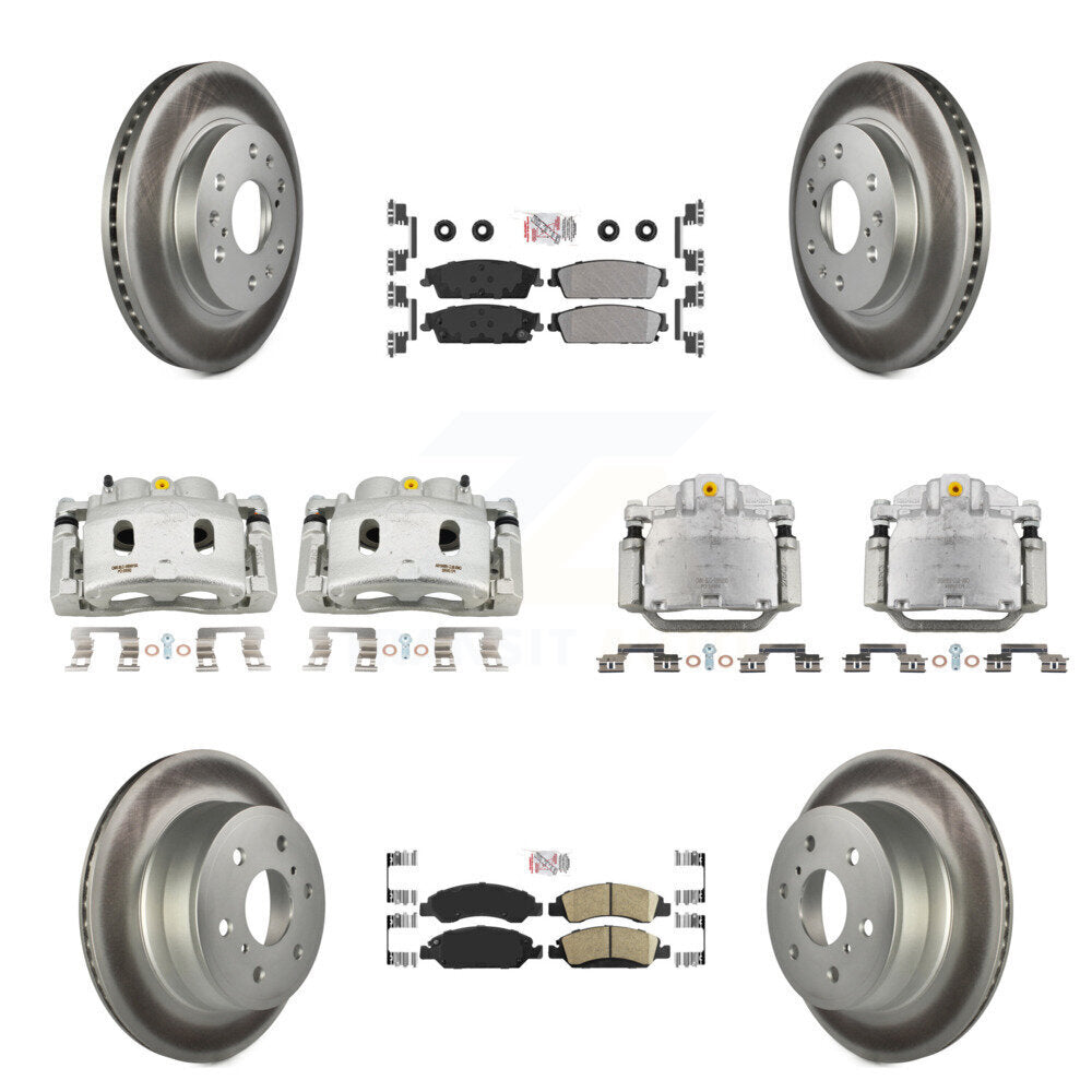 Transit Auto KCG-102035N Disc Brake Kit for 2008-2014 Chevrolet Silverado 1500, Cadillac Escalade, Cadillac Escalade ESV & more - Front and Rear product image