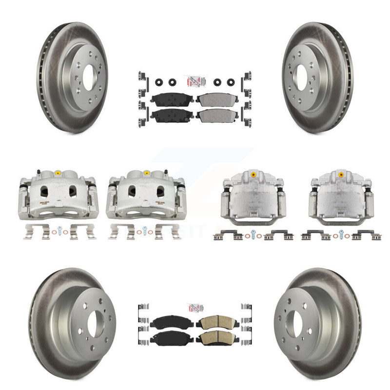 Transit Auto KCG-102035N Disc Brake Kit for 2008-2014 Chevrolet Silverado 1500, Cadillac Escalade, Cadillac Escalade ESV & more - Front and Rear product image